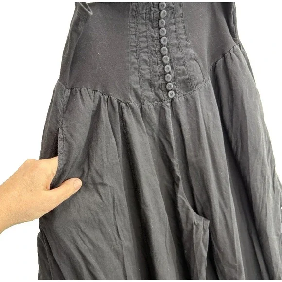 Vintage Luna Luz Women's Corset Waist Wide Leg Palazzo Pants Size Small - Picture 3 of 8